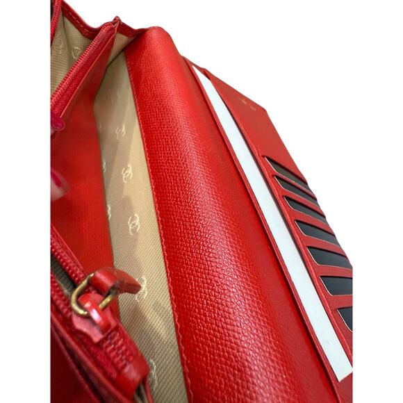 Chanel Red Caviar Long Flap Wallet - Picture 6 of 12
